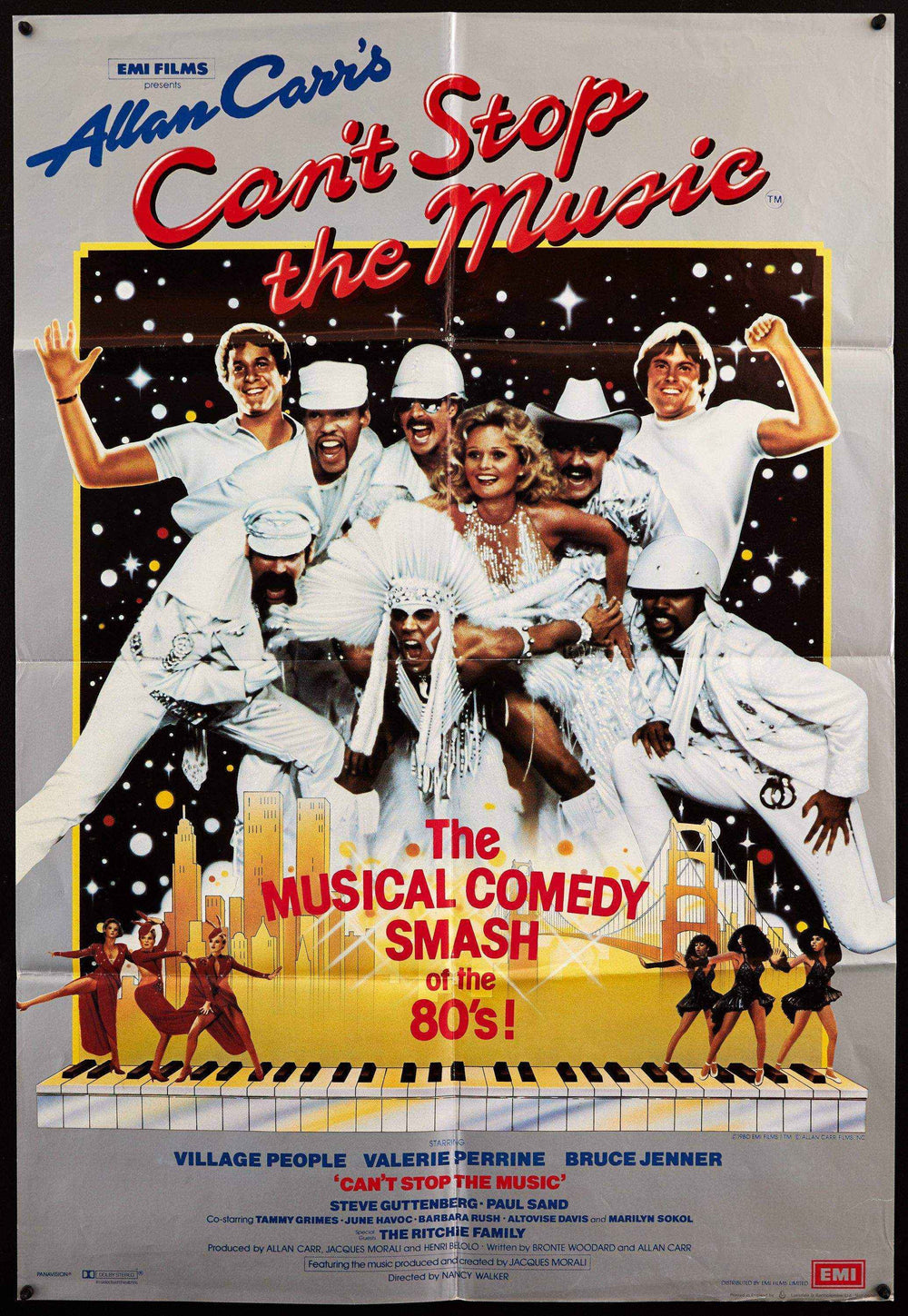 Can't Stop the Music Original Vintage Movie Poster