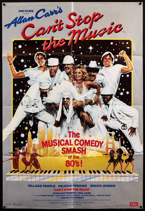 Can't Stop the Music Original Vintage Movie Poster