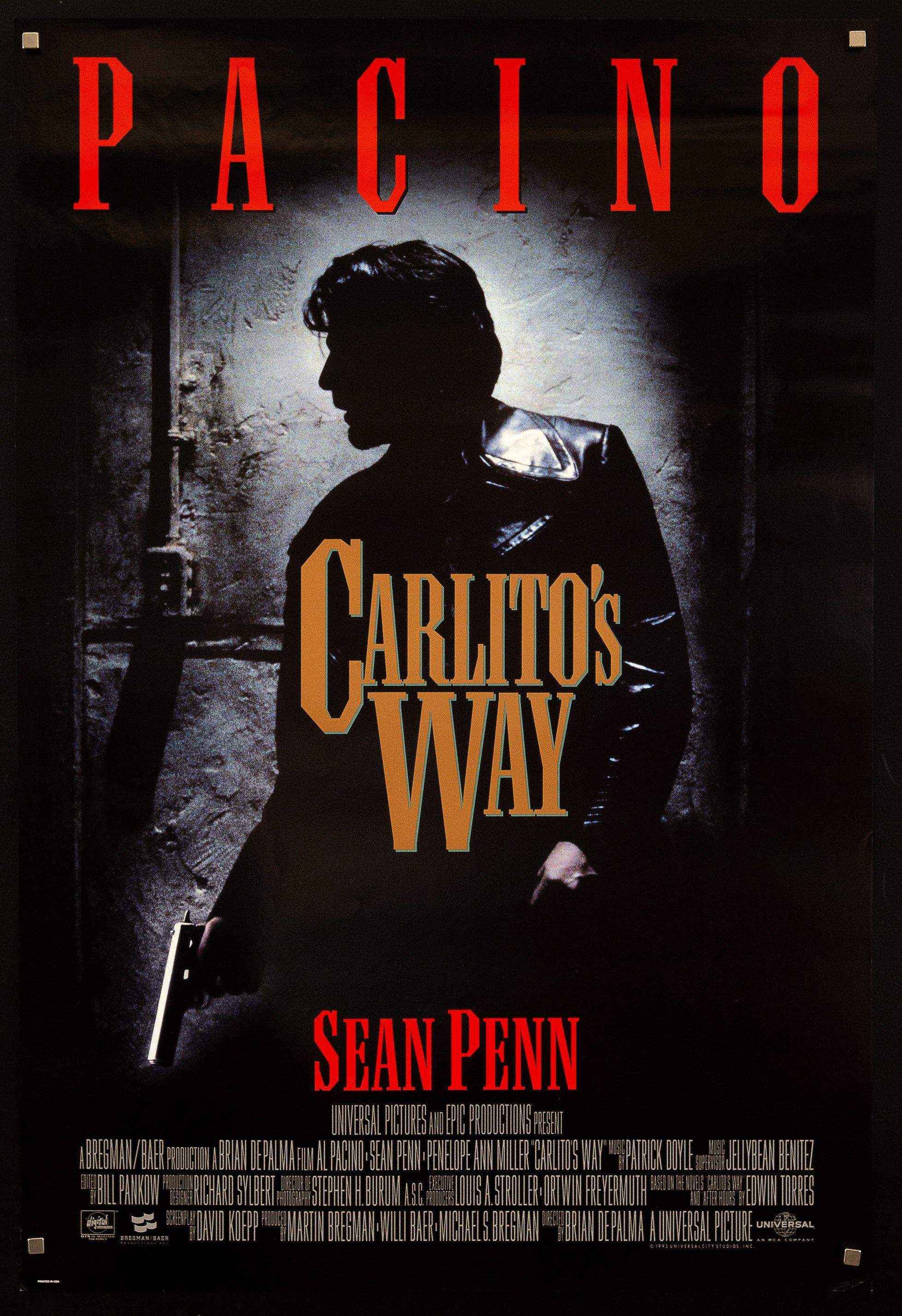 Carlito's Way Movie Poster 1993 1 Sheet (27x41)