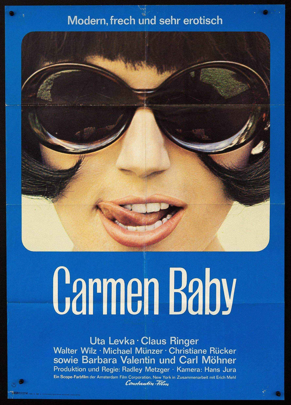 Carmen, Baby Original Vintage Movie Poster