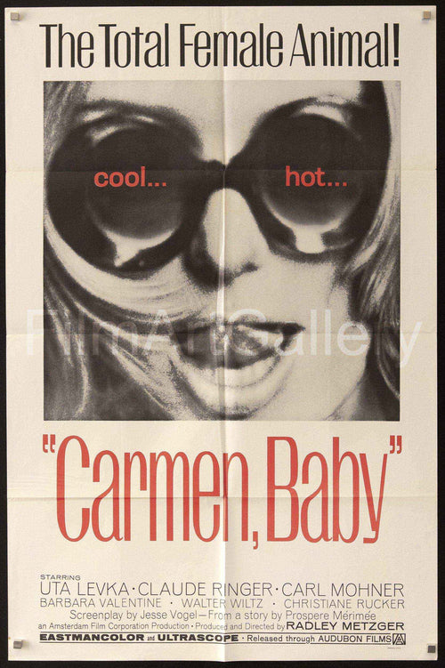 Carmen, Baby Original Vintage Movie Poster