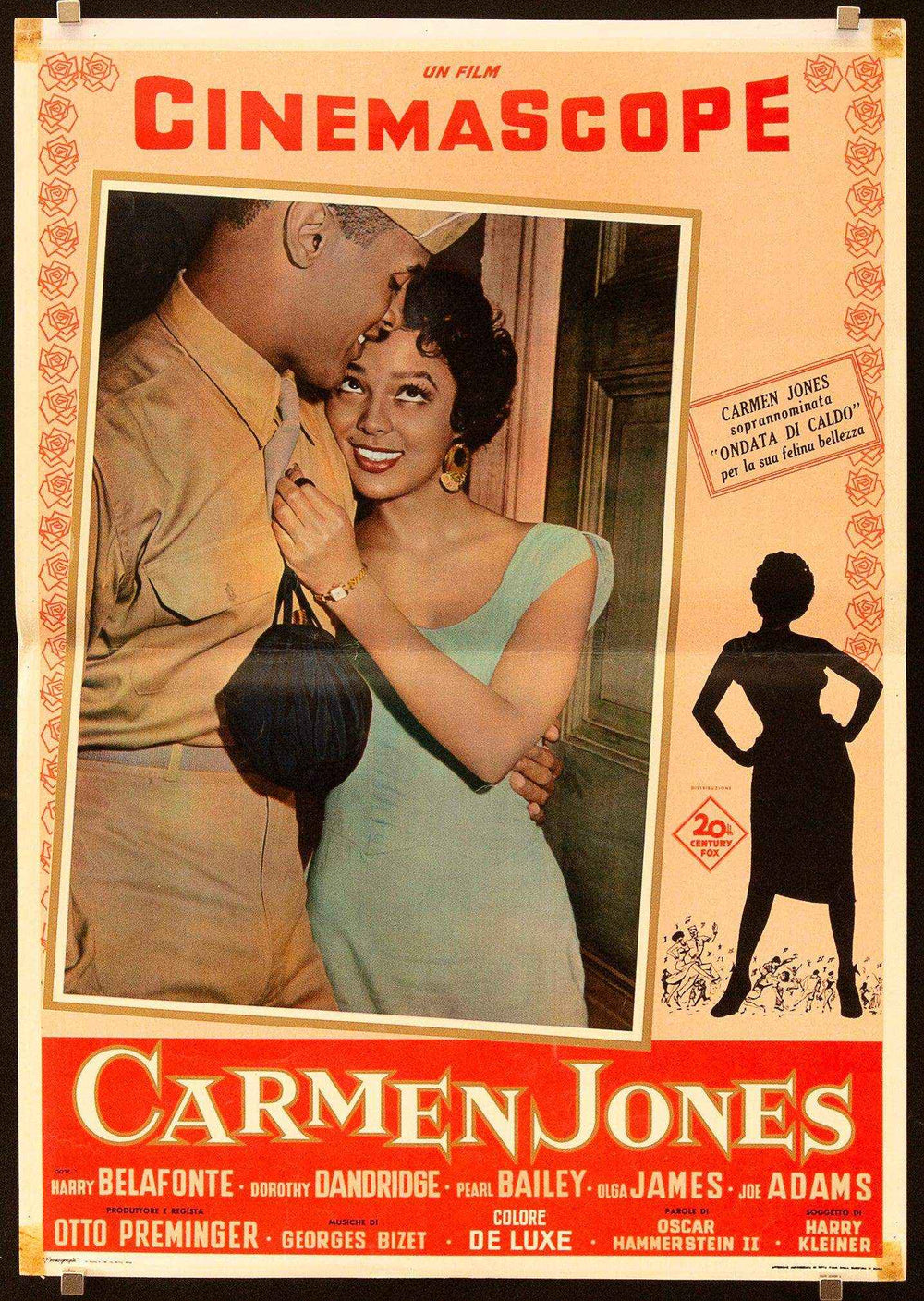 Carmen Jones Original Vintage Movie Poster