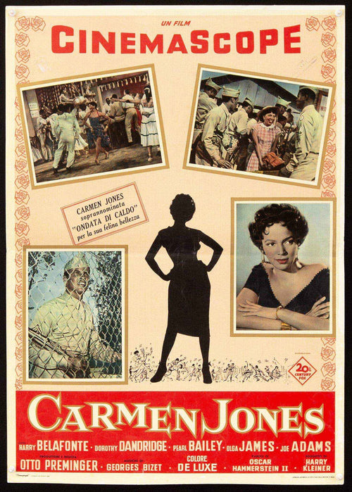 Carmen Jones Original Vintage Movie Poster