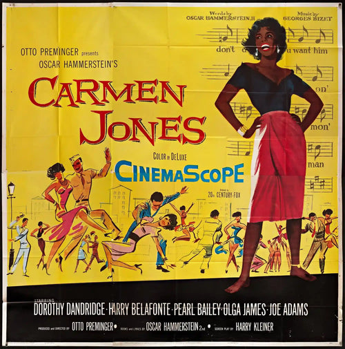Carmen Jones Original Vintage Movie Poster