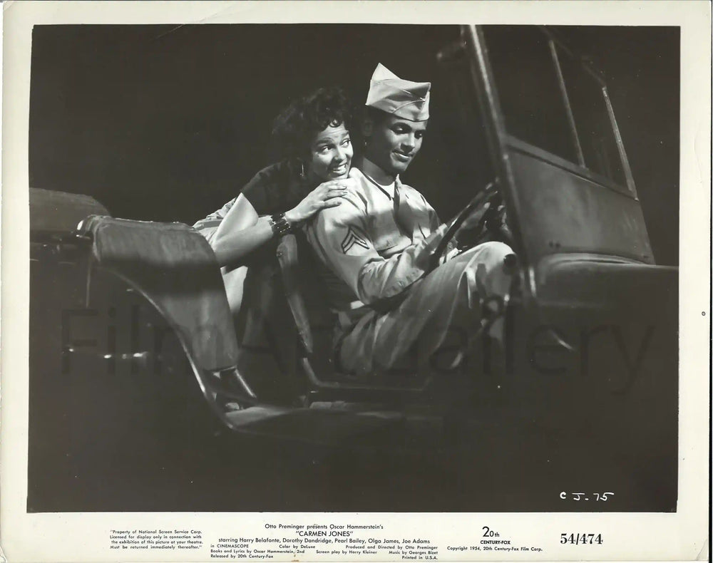 Carmen Jones Original Vintage Movie Poster