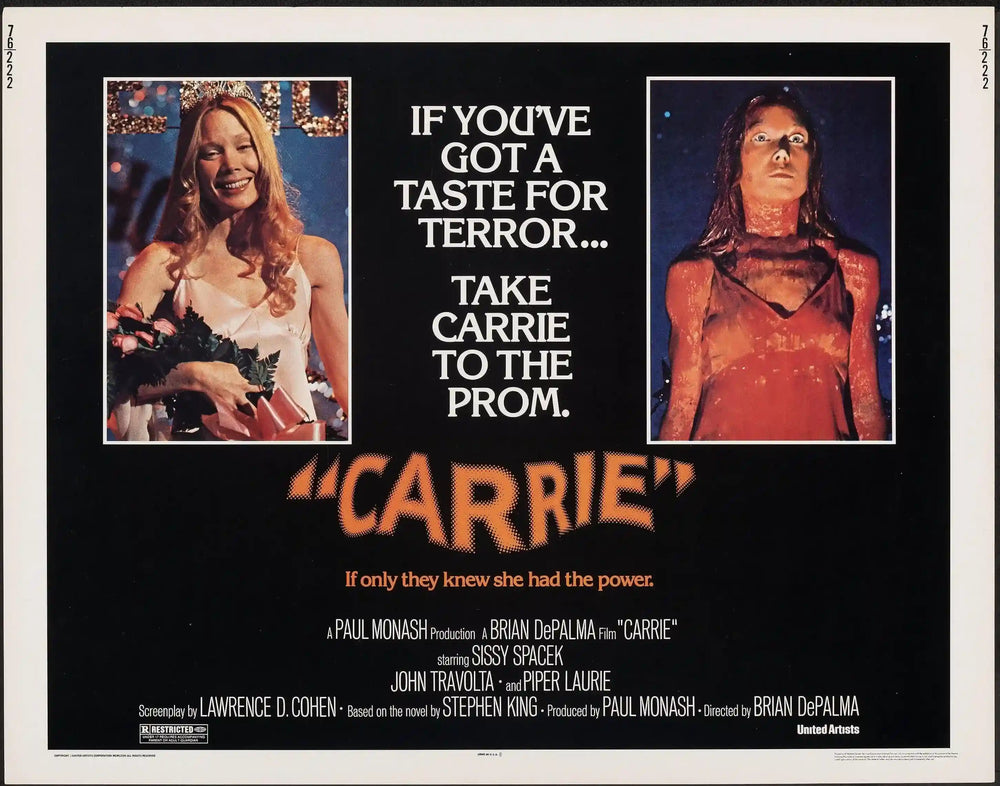 Carrie Original Vintage Movie Poster