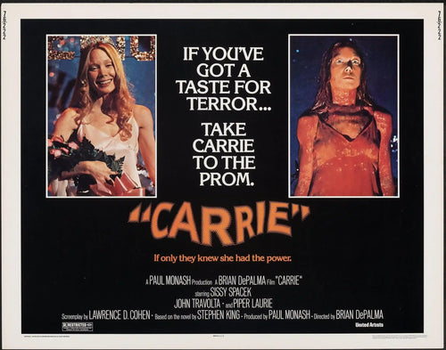 Carrie Original Vintage Movie Poster