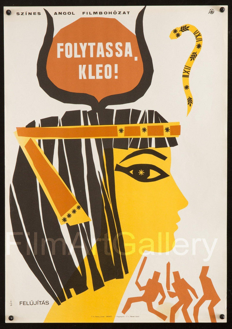 Carry On Cleo 16.5x23 Original Vintage Movie Poster