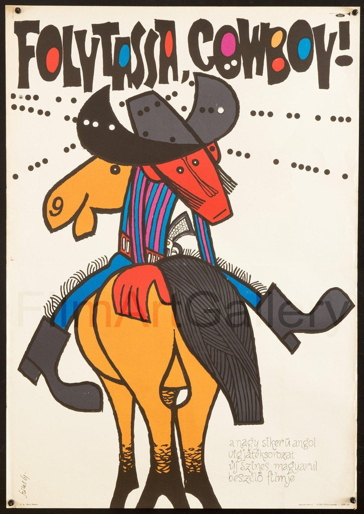 Carry On Cowboy Original Vintage Movie Poster