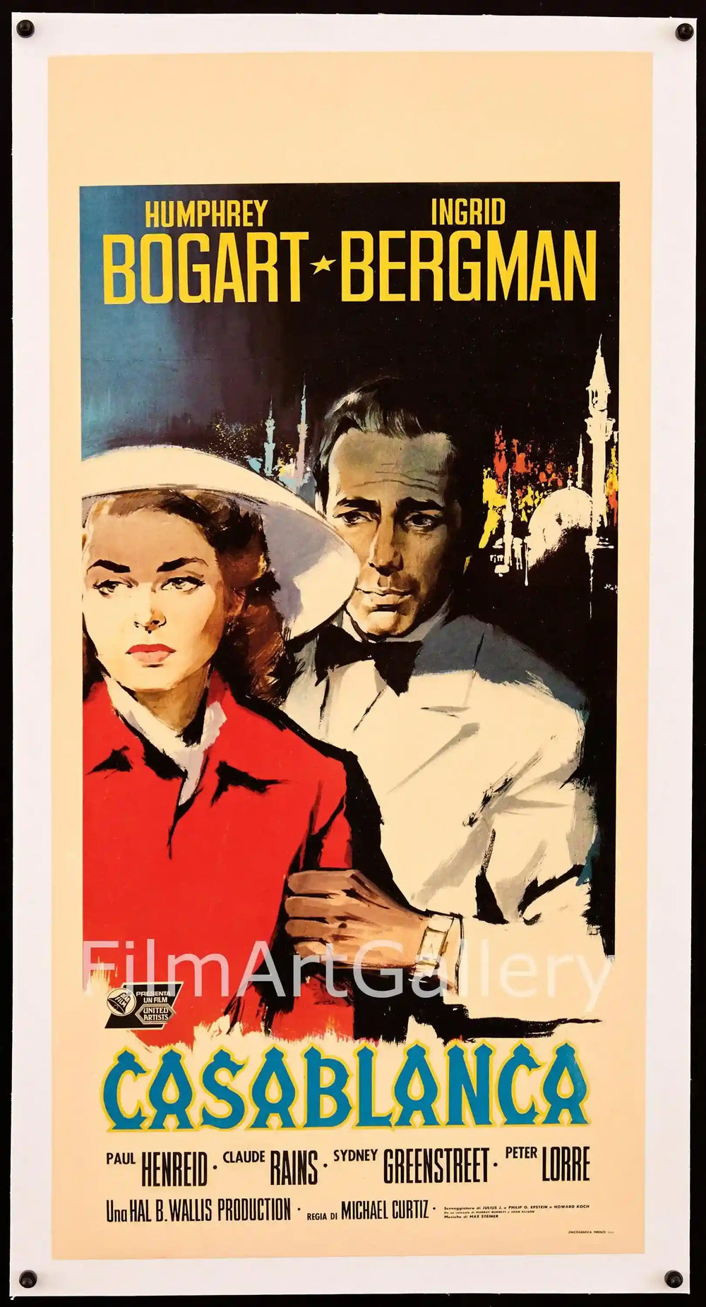 Casablanca Original Vintage Movie Poster