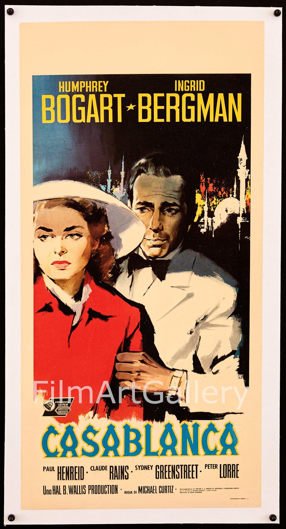Casablanca Original Vintage Movie Poster