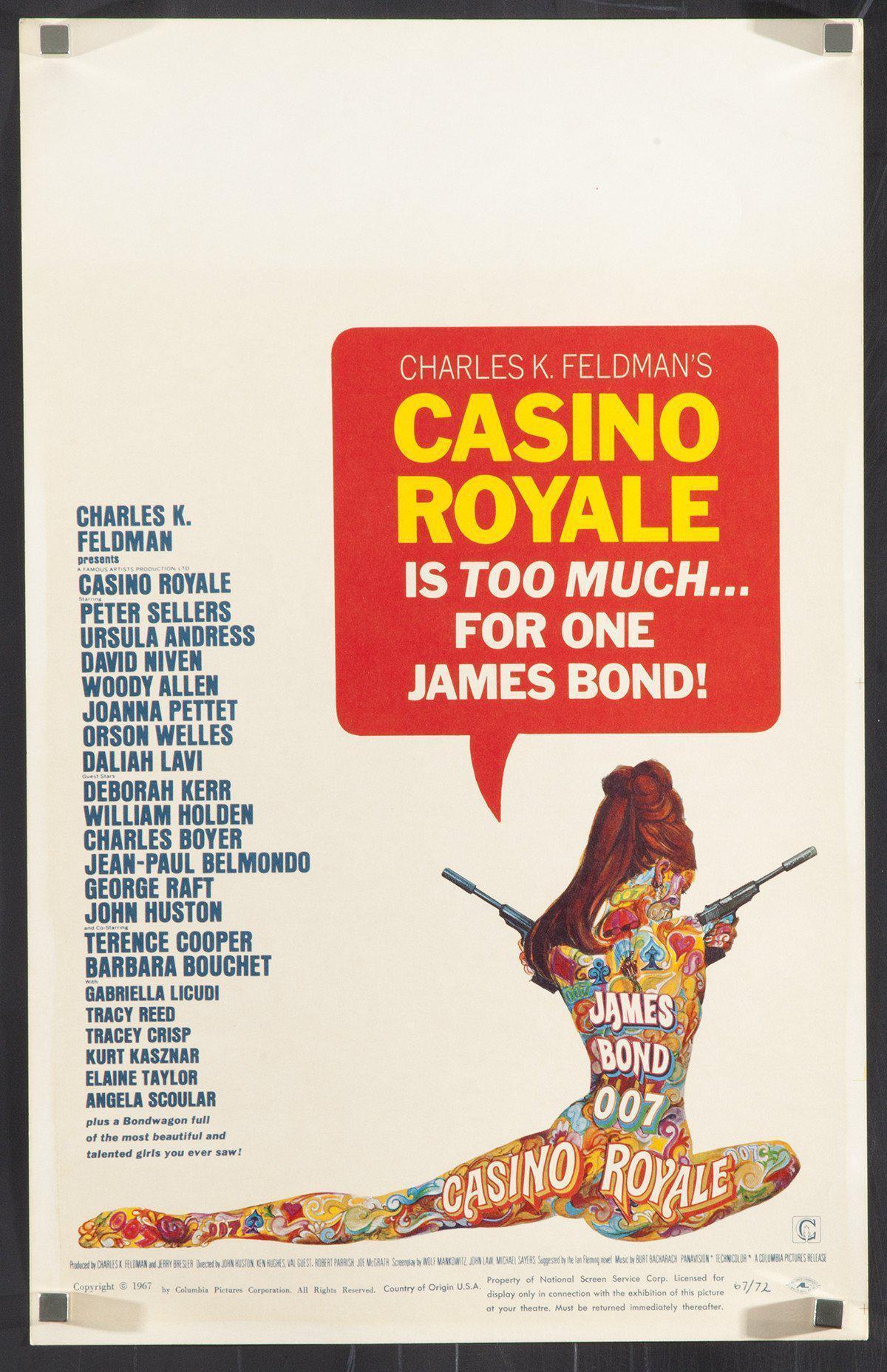 Casino Royale Original Vintage Movie Poster