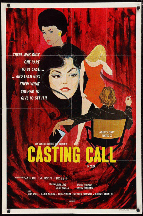 Casting Call Original Vintage Movie Poster