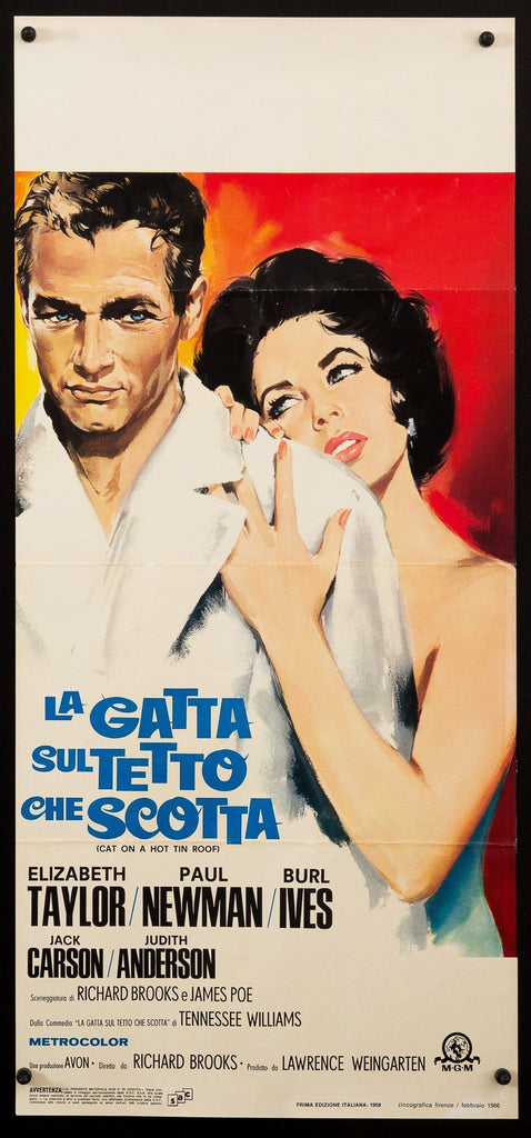 Cat on a Hot Tin Roof Original Vintage Movie Poster