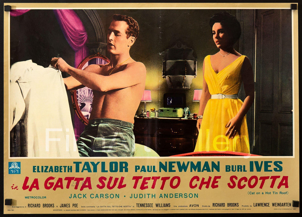 Cat on a Hot Tin Roof Original Vintage Movie Poster