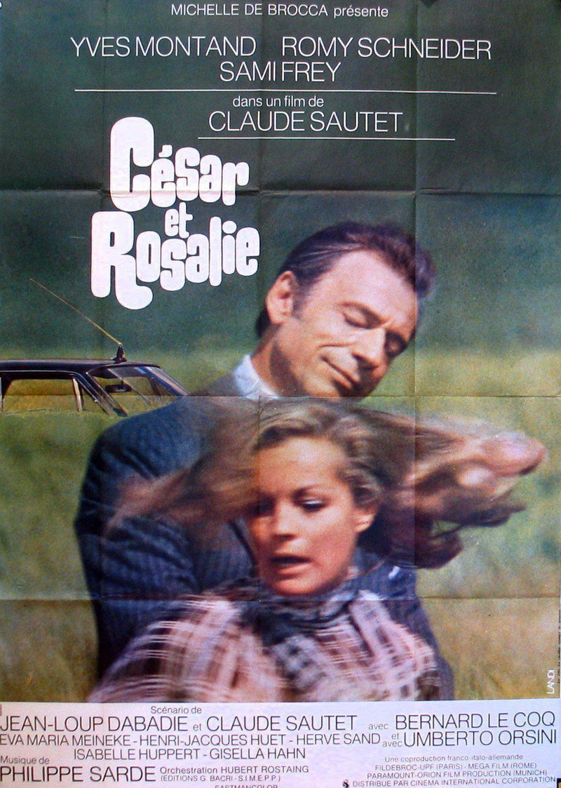 Cesar and Rosalie French 1 panel (47x63) Original Vintage Movie Poster
