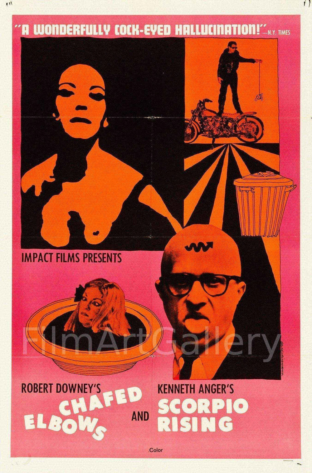 Chafed Elbows &amp; Scorpio Rising Original Vintage Movie Poster