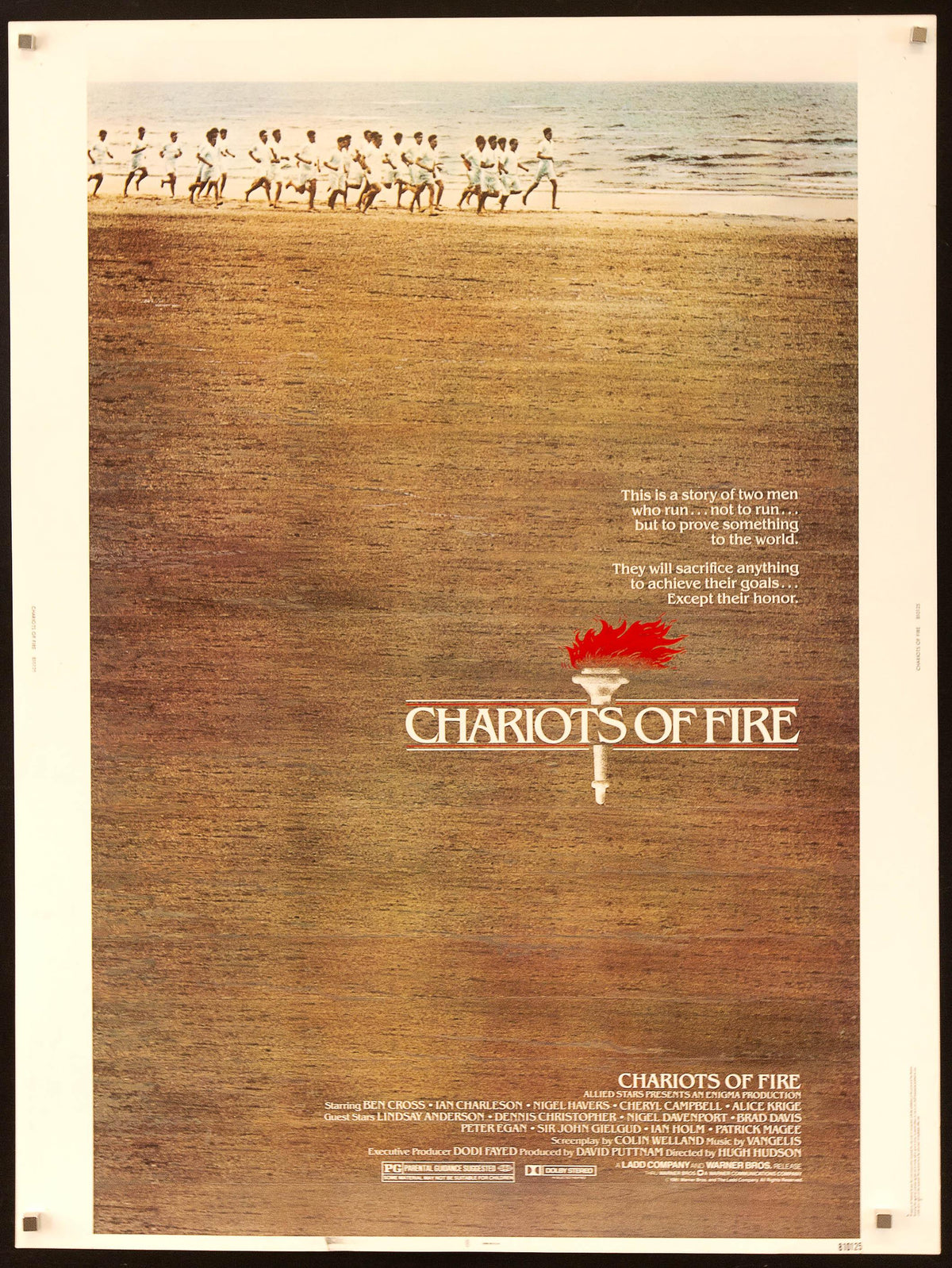 Chariots of Fire 30x40 Original Vintage Movie Poster