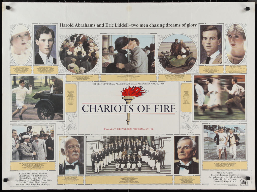 Chariots of Fire Original Vintage Movie Poster