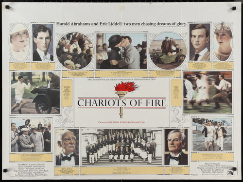 Chariots of Fire Original Vintage Movie Poster
