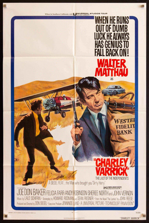 Charley Varrick Original Vintage Movie Poster