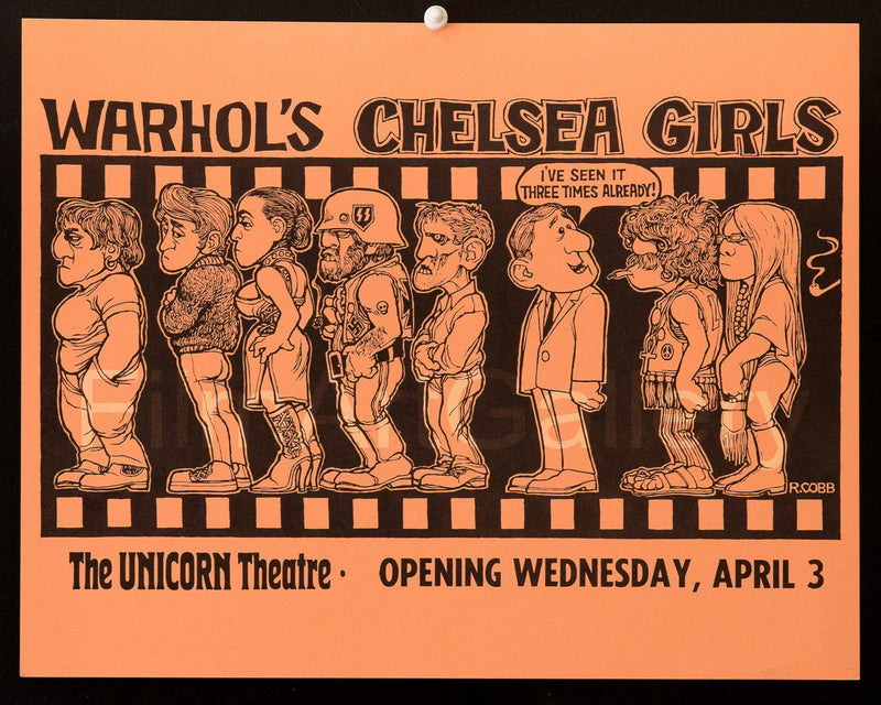 Chelsea Girls 11x14 Original Vintage Movie Poster