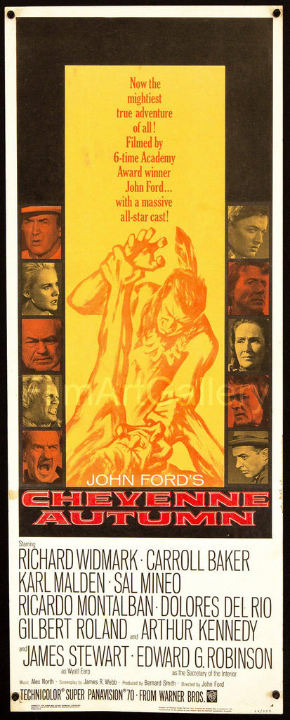 Cheyenne Autumn Original Vintage Movie Poster