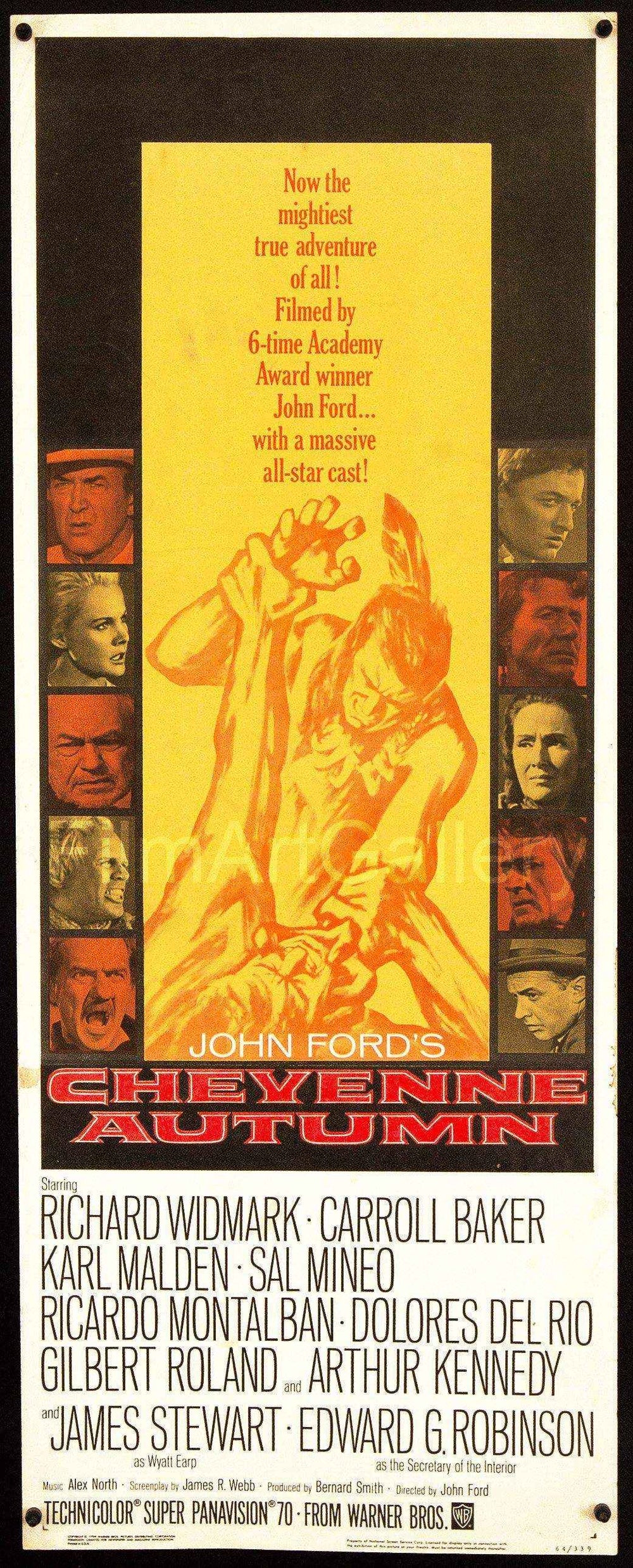Cheyenne Autumn Original Vintage Movie Poster