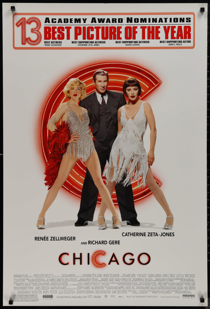 Chicago Movie Poster 2002 1 Sheet (27x41)