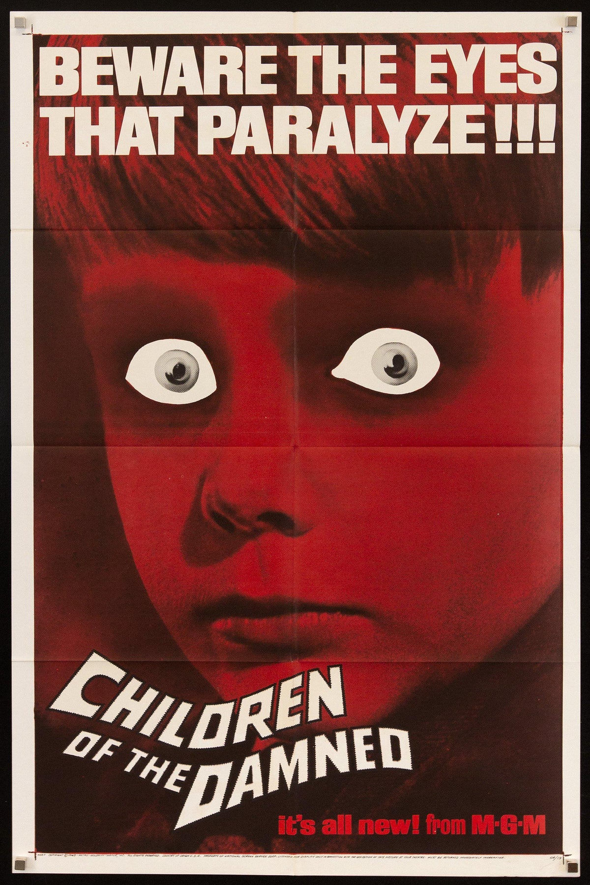 Children of the Damned Original Vintage Movie Poster
