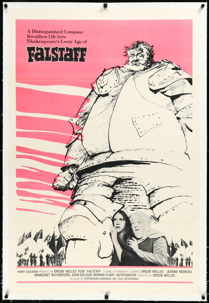 Chimes at Midnight (Falstaff) Original Vintage Movie Poster