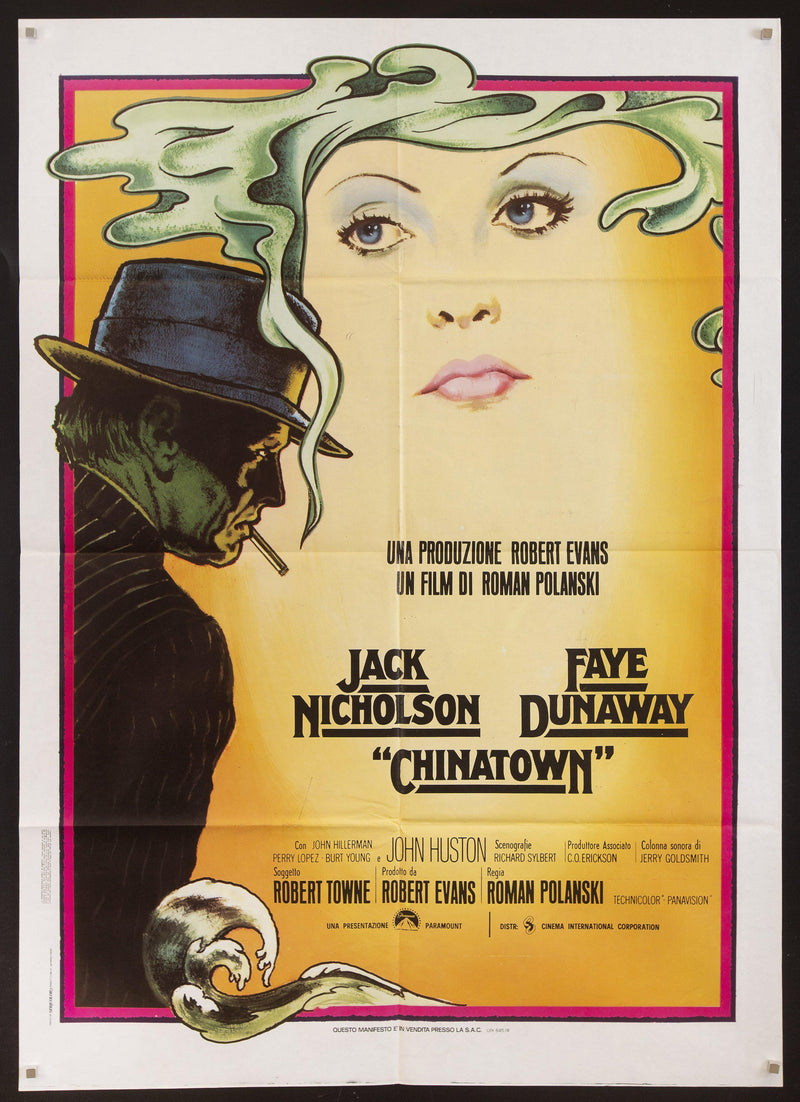 Chinatown Italian 2 Foglio (39x55) Original Vintage Movie Poster