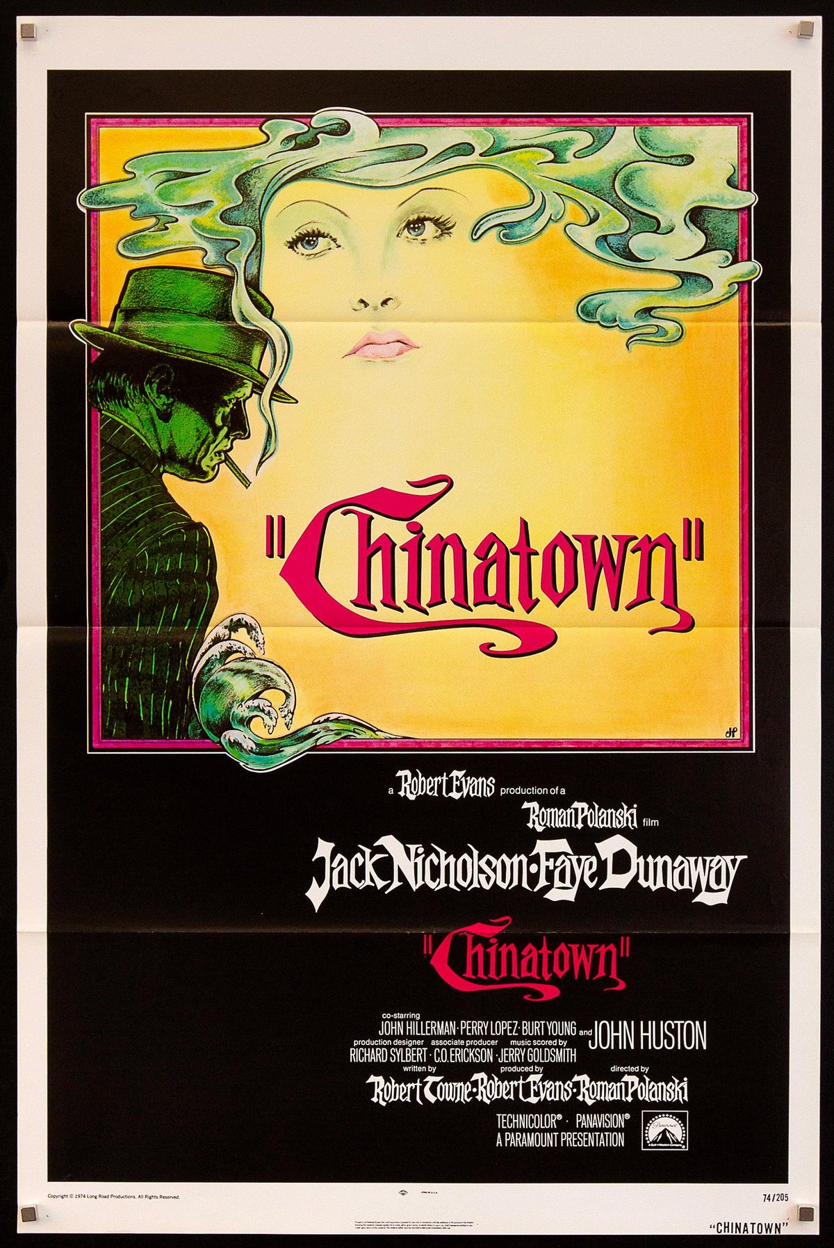 Chinatown Original Vintage Movie Poster