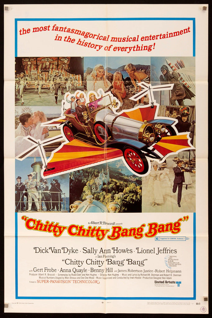 Chitty Chitty Bang Bang Original Vintage Movie Poster