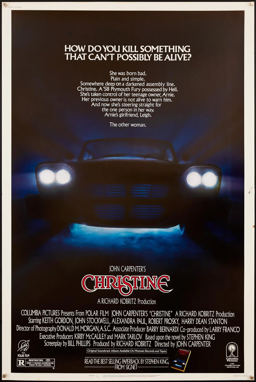 Christine Original Vintage Movie Poster