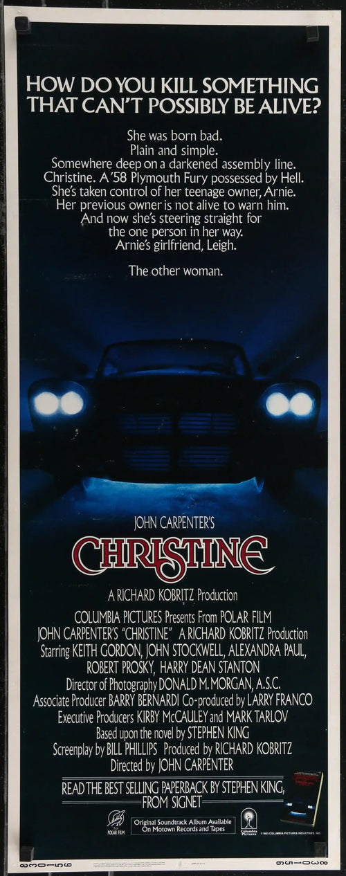 Christine Original Vintage Movie Poster