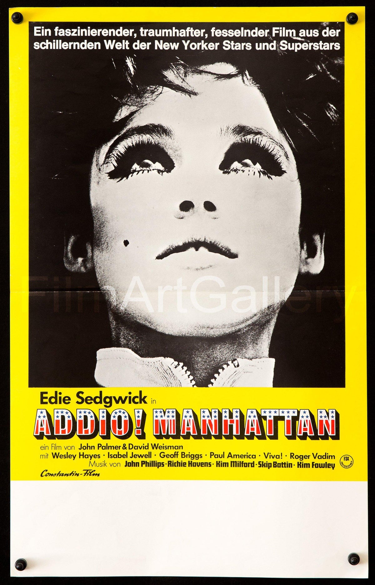 Ciao Manhattan Original Vintage Movie Poster