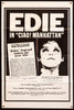 Ciao Manhattan Original Vintage Movie Poster