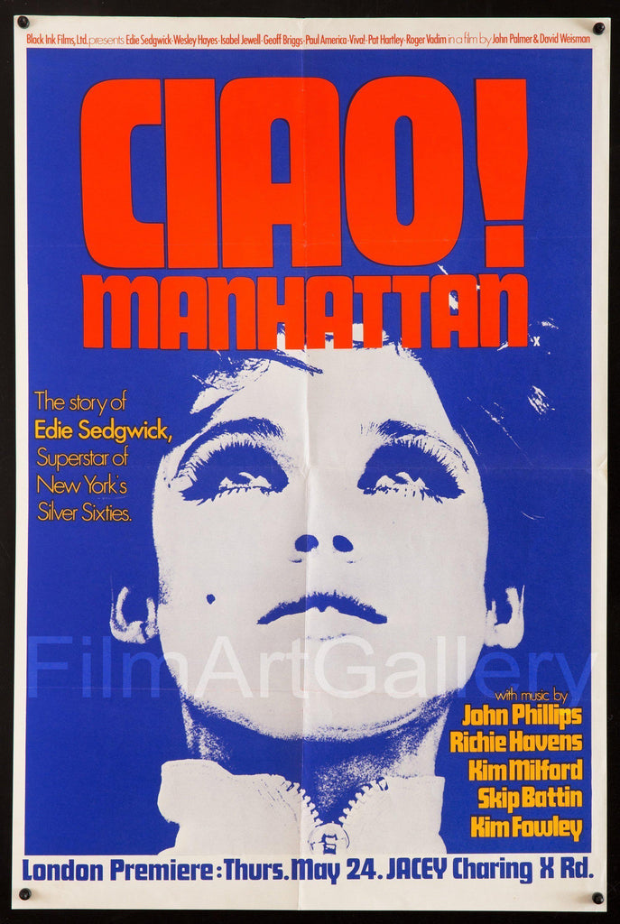 Ciao Manhattan Original Vintage Movie Poster
