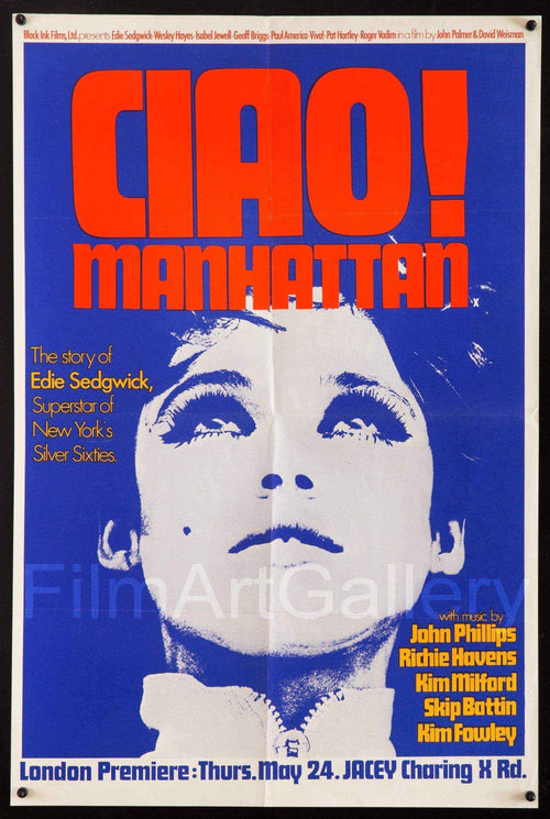 Ciao Manhattan Original Vintage Movie Poster