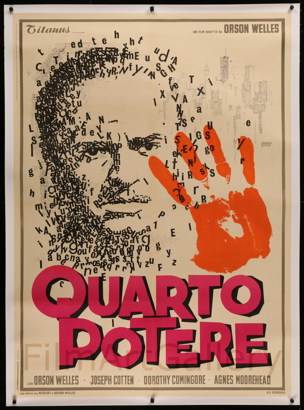 Citizen Kane Original Vintage Movie Poster