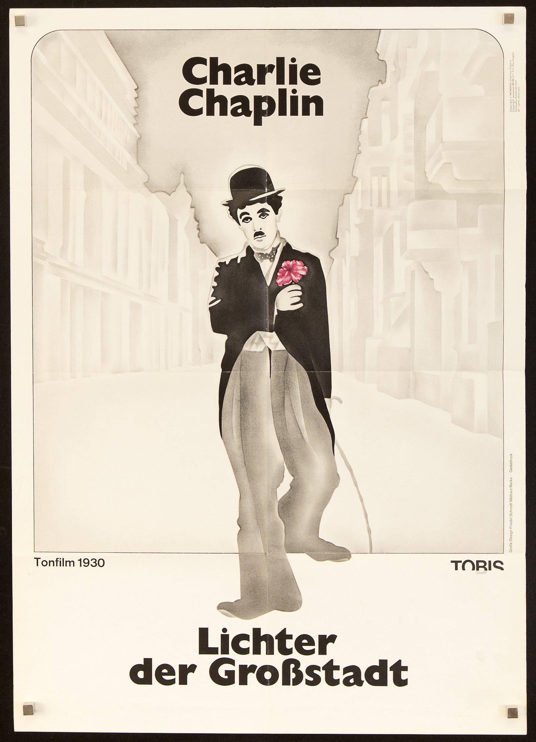 charlie chaplin city lights poster