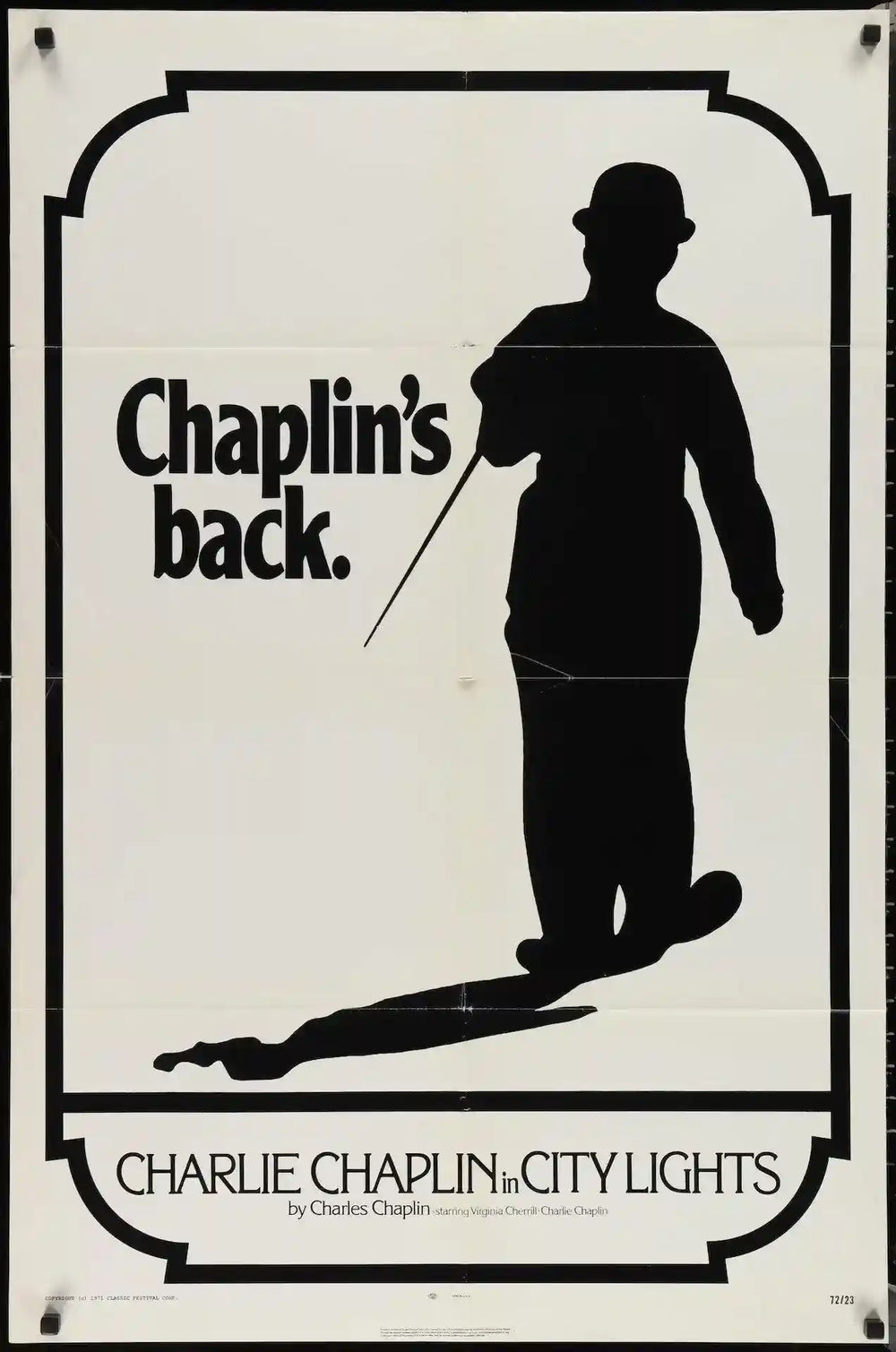 City Lights Original Vintage Movie Poster