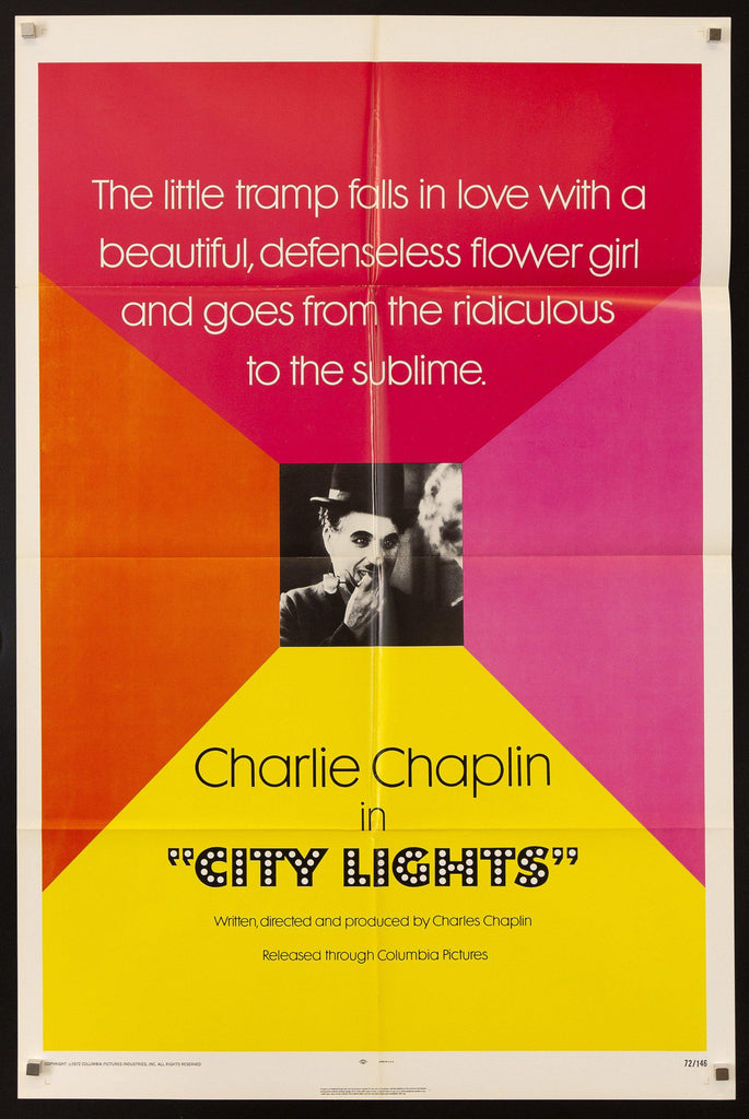 City Lights Original Vintage Movie Poster
