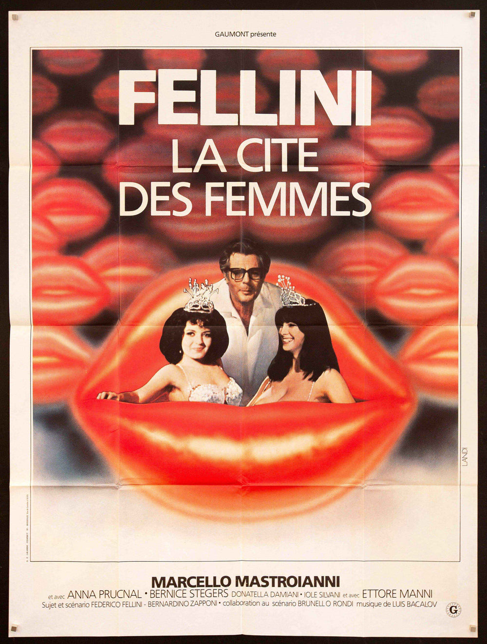 City of Women (La Citta Delle Donne) Original Vintage Movie Poster