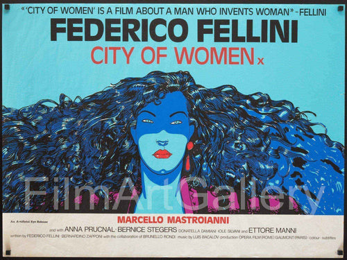 City of Women (La Citta Delle Donne) Original Vintage Movie Poster