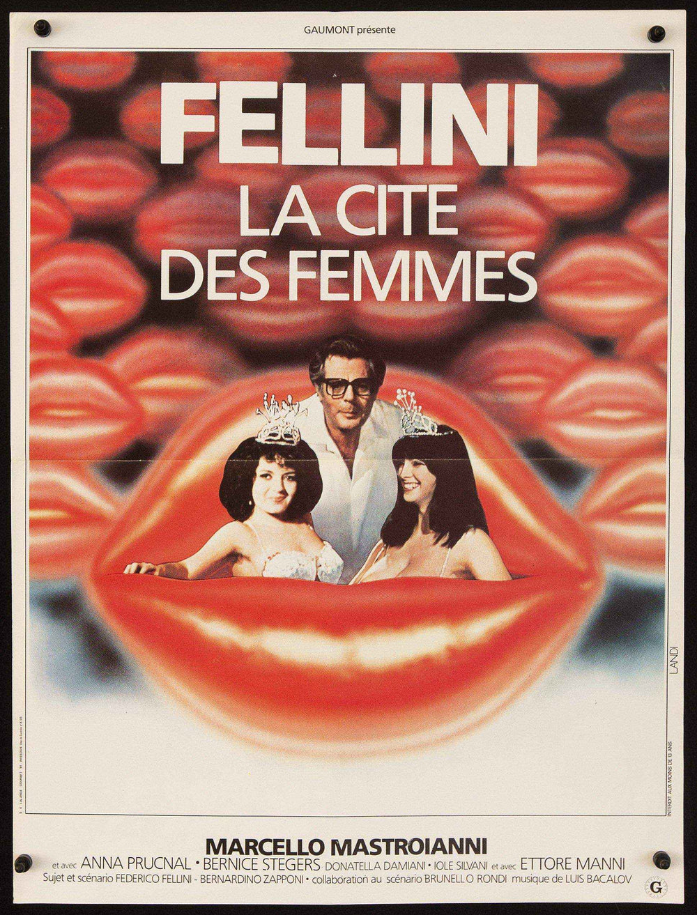 City of Women (La Citta Delle Donne) Original Vintage Movie Poster