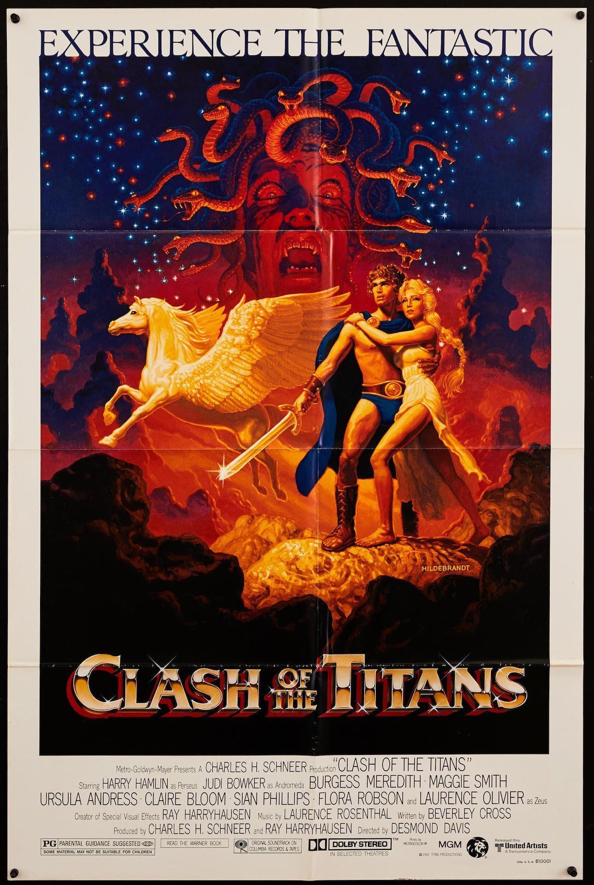 Clash of the Titans Original Vintage Movie Poster