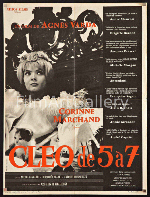 Cleo From Five to Seven (Cleo de 5 a 7) Original Vintage Movie Poster