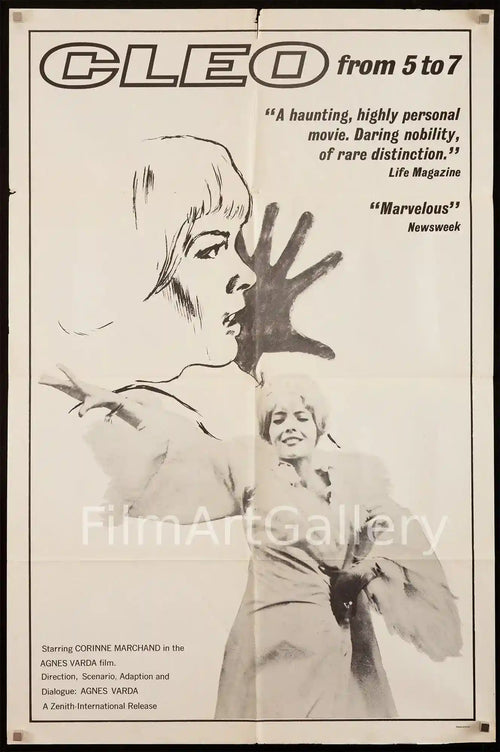 Cleo From Five to Seven (Cleo de 5 a 7) Original Vintage Movie Poster